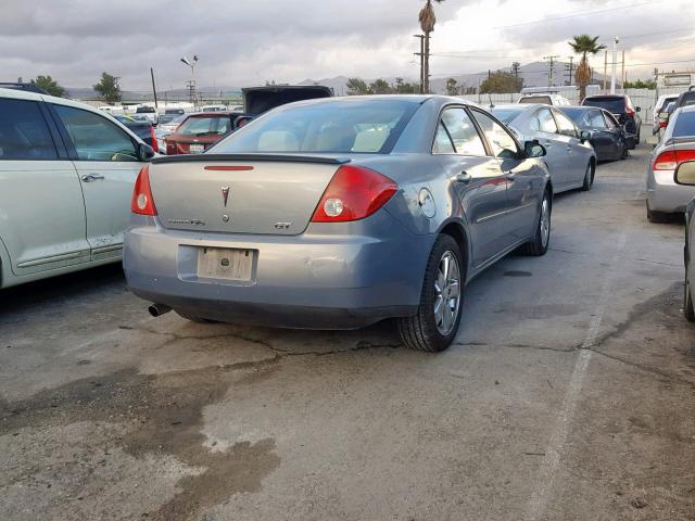 1G2ZH58N074216032 - 2007 PONTIAC G6 GT BLUE photo 4