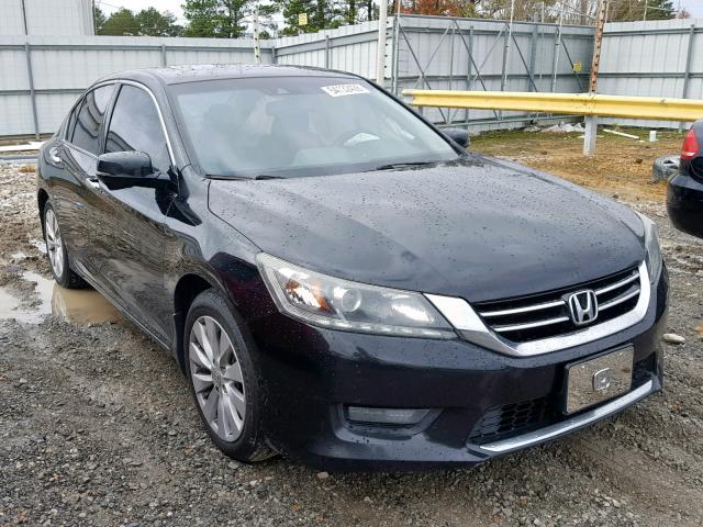 1HGCR3F84EA043261 - 2014 HONDA ACCORD EXL BLACK photo 1