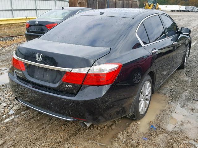 1HGCR3F84EA043261 - 2014 HONDA ACCORD EXL BLACK photo 4