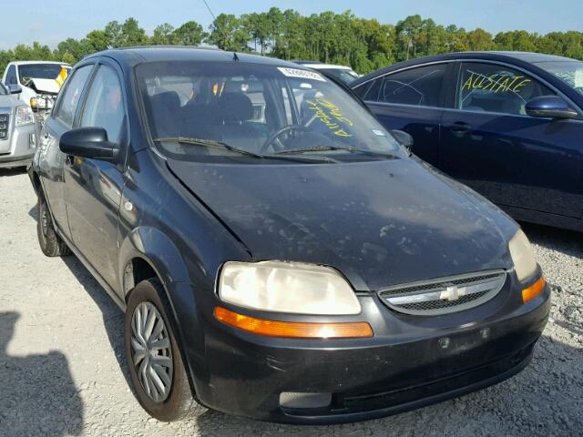 KL1TD66687B791223 - 2007 CHEVROLET AVEO BASE Қара фото 1