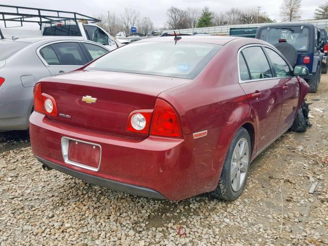 1G1ZD5EB3AF277249 - 2010 CHEVROLET MALIBU 2LT RED photo 4