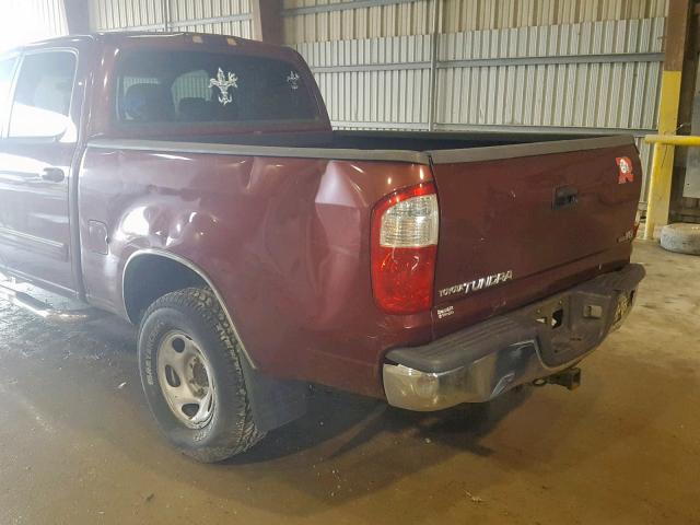 5TBET34195S466024 - 2005 TOYOTA TUNDRA DOU MAROON photo 10