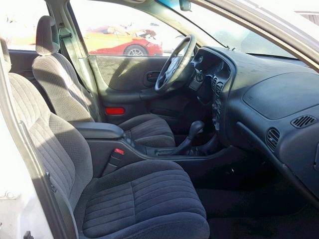 1G2WK52J21F260345 - 2001 PONTIAC GRAND PRIX WHITE photo 5