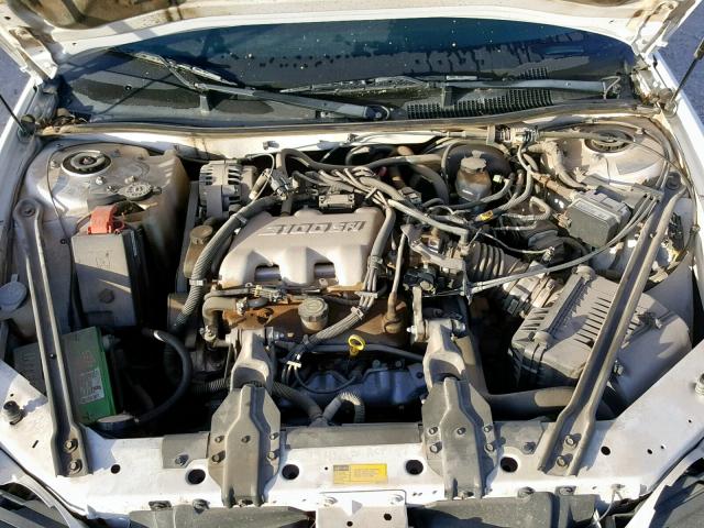 1G2WK52J21F260345 - 2001 PONTIAC GRAND PRIX WHITE photo 7