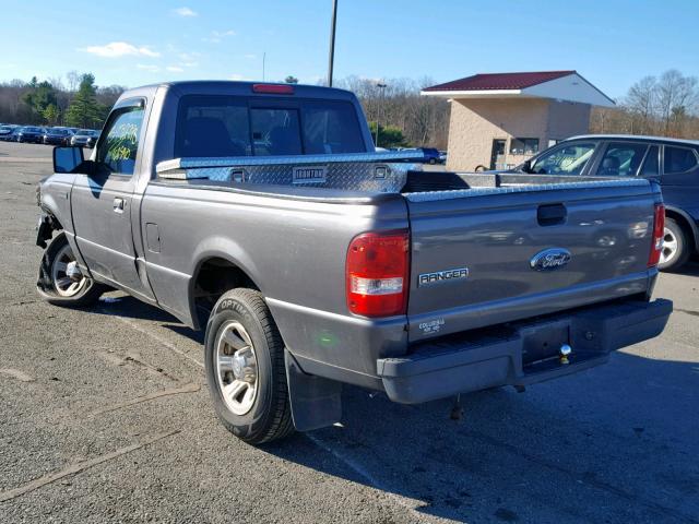 1FTYR11U26PA27524 - 2006 FORD RANGER GRAY photo 3