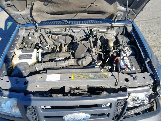 1FTYR11U26PA27524 - 2006 FORD RANGER GRAY photo 7