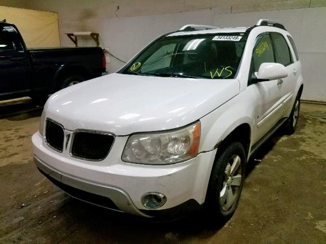 2CKDL63FX76084575 - 2007 PONTIAC TORRENT WHITE photo 2