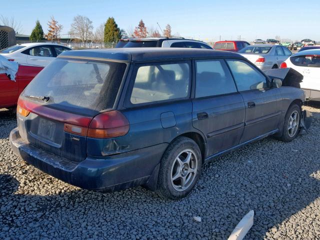 4S3BK4255W6307902 - 1998 SUBARU LEGACY BRI GREEN photo 4