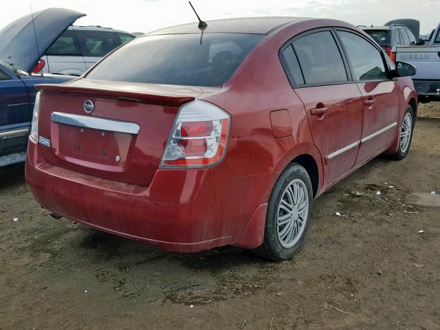 3N1AB6AP8CL651724 - 2012 NISSAN SENTRA 2.0 RED photo 4