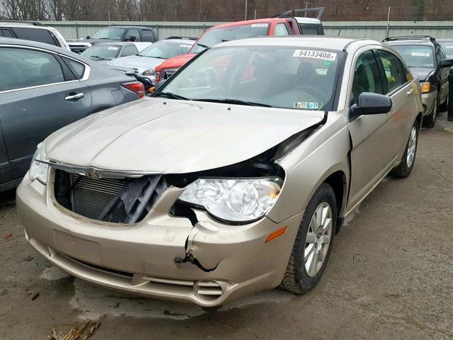 1C3LC46J58N197648 - 2008 CHRYSLER SEBRING LX GOLD photo 2