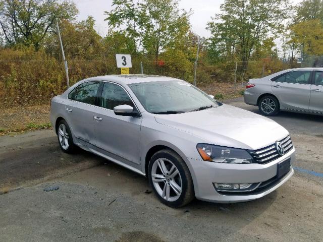 1VWBT7A37FC018582 - 2015 VOLKSWAGEN PASSAT SE SILVER photo 1