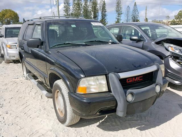 1GKCS63W812220085 - 2001 GMC JIMMY LUXU BLACK photo 1