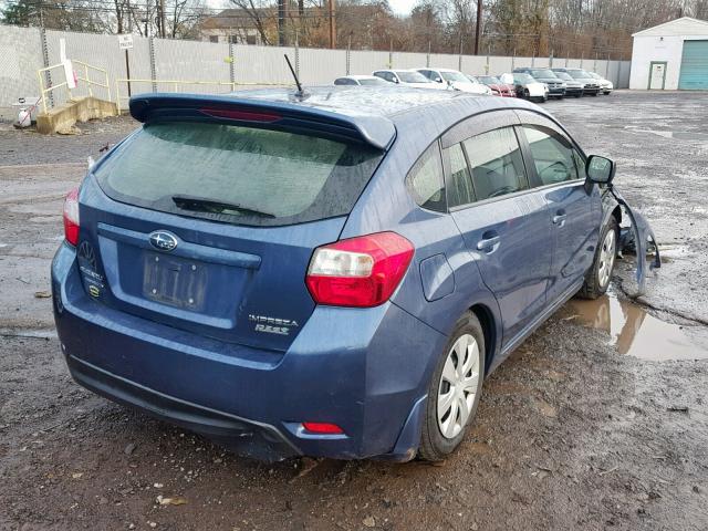 JF1GPAA63D2885748 - 2013 SUBARU IMPREZA BA BLUE photo 4