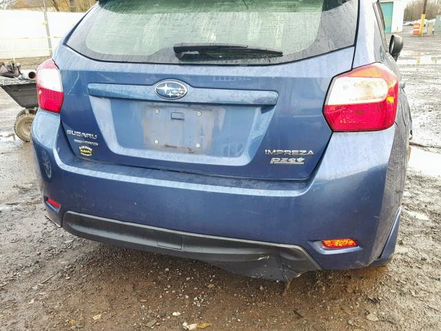 JF1GPAA63D2885748 - 2013 SUBARU IMPREZA BA BLUE photo 9