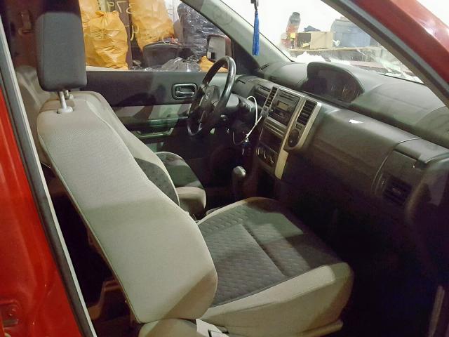 JN8BT08V95W100445 - 2005 NISSAN X-TRAIL XE RED photo 5