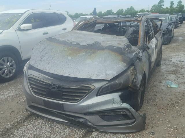 5NPE34AB8FH143343 - 2015 HYUNDAI SONATA SPO BURN photo 2