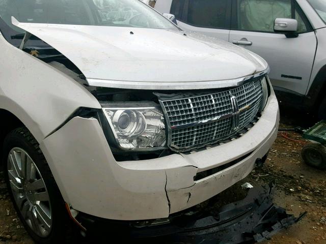 2LMDJ8JC3ABJ05542 - 2010 LINCOLN MKX CREAM photo 9