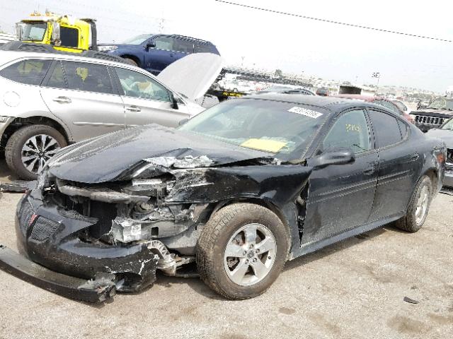 2G2WP522551278927 - 2005 PONTIAC GRAND PRIX BLACK photo 2
