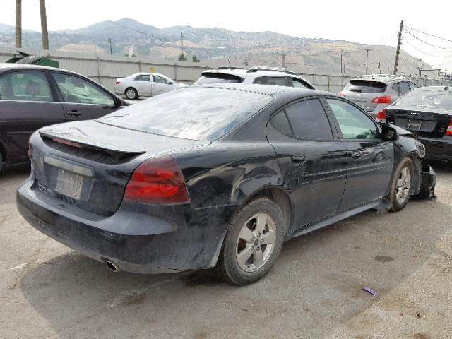 2G2WP522551278927 - 2005 PONTIAC GRAND PRIX BLACK photo 4