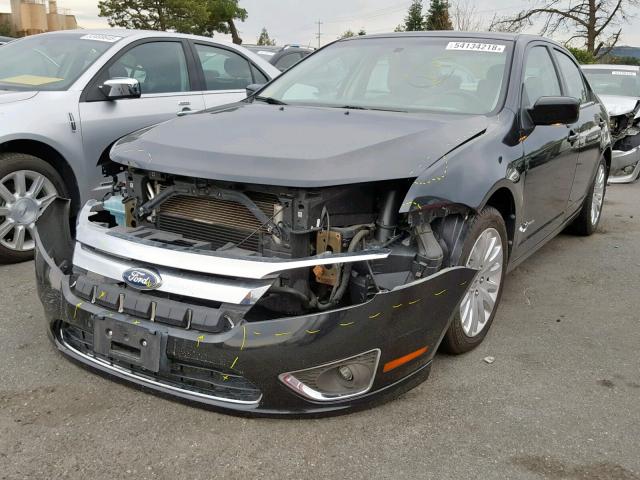 3FADP0L38AR335825 - 2010 FORD FUSION HYB BLACK photo 2