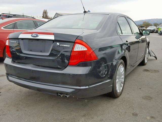 3FADP0L38AR335825 - 2010 FORD FUSION HYB BLACK photo 4