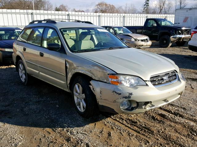 4S4BP61C376333943 - 2007 SUBARU LEGACY OUT TAN photo 1