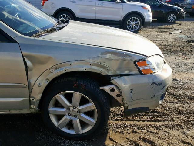 4S4BP61C376333943 - 2007 SUBARU LEGACY OUT TAN photo 9