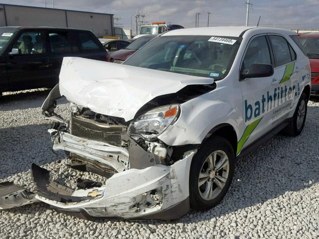 2GNALAEK1E6346639 - 2014 CHEVROLET EQUINOX LS WHITE photo 2