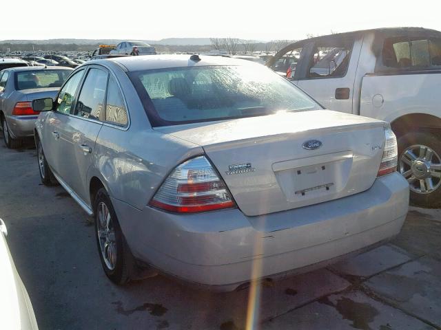 1FAHP24W58G143981 - 2008 FORD TAURUS SEL SILVER photo 3