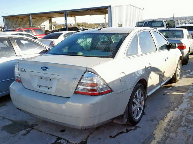 1FAHP24W58G143981 - 2008 FORD TAURUS SEL SILVER photo 4