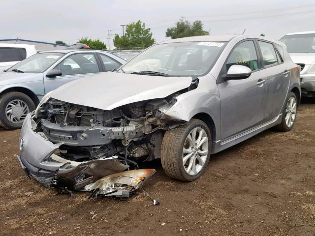 JM1BL1H62A1253931 - 2010 MAZDA 3 S GRAY photo 2