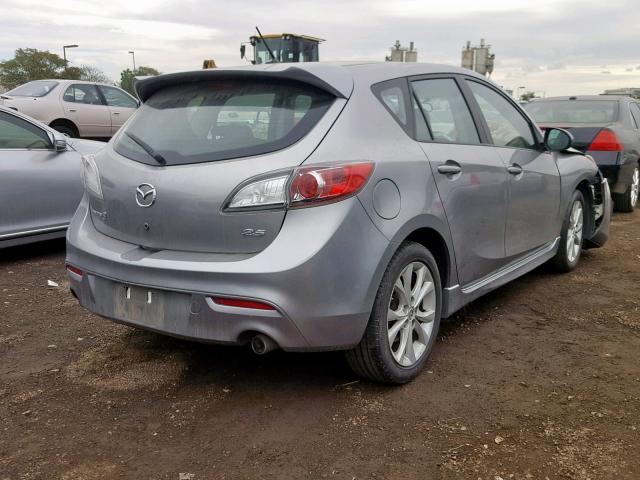 JM1BL1H62A1253931 - 2010 MAZDA 3 S GRAY photo 4