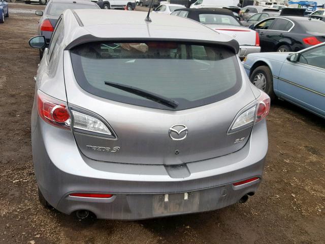 JM1BL1H62A1253931 - 2010 MAZDA 3 S GRAY photo 9