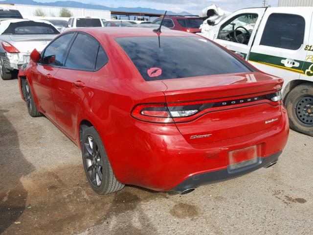 1C3CDFFH1GD808477 - 2016 DODGE DART SXT S RED photo 3