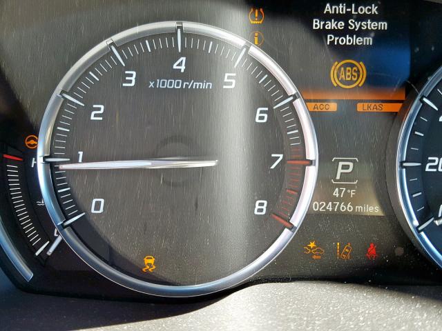 5FRYD4H86HB009628 - 2017 ACURA MDX ADVANC BLUE photo 8