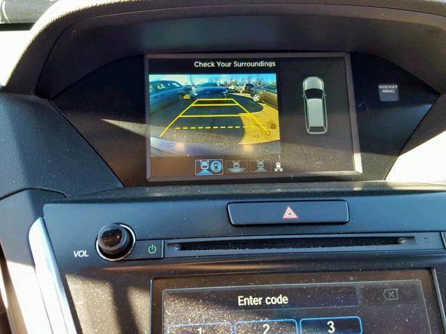 5FRYD4H86HB009628 - 2017 ACURA MDX ADVANC BLUE photo 9