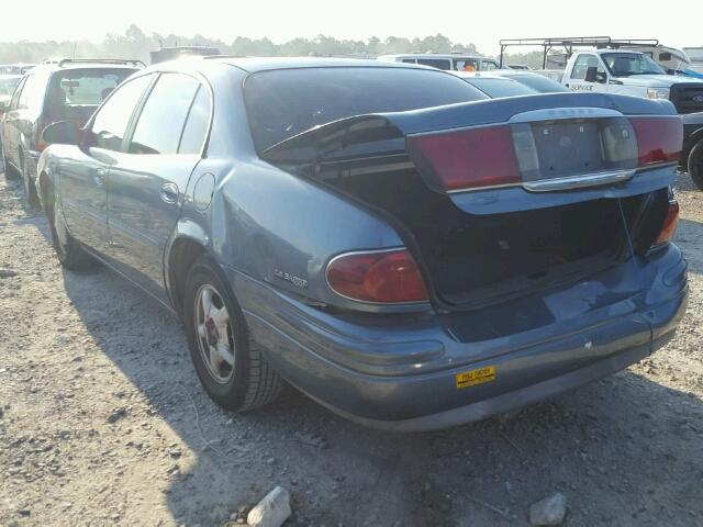 1G4HR54K8YU125216 - 2000 BUICK LESABRE LI BLUE photo 3