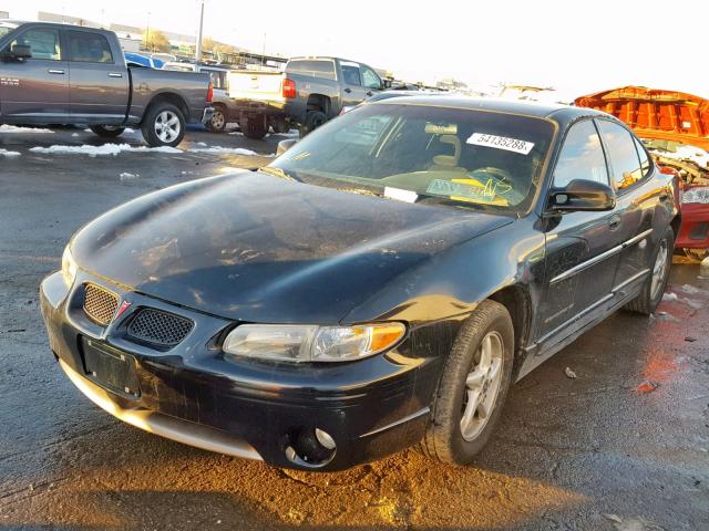 1G2WP52K22F174657 - 2002 PONTIAC GRAND PRIX BLACK photo 2