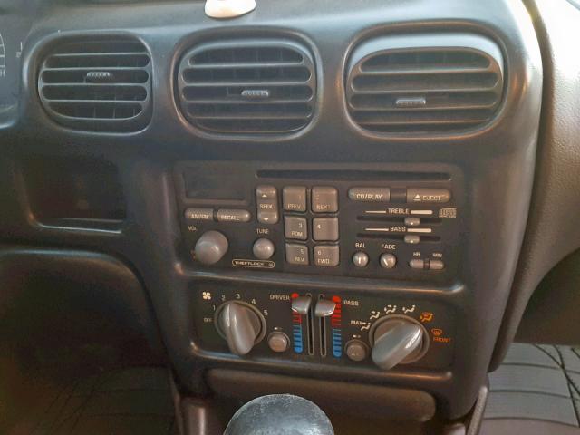 1G2WP52K22F174657 - 2002 PONTIAC GRAND PRIX BLACK photo 9