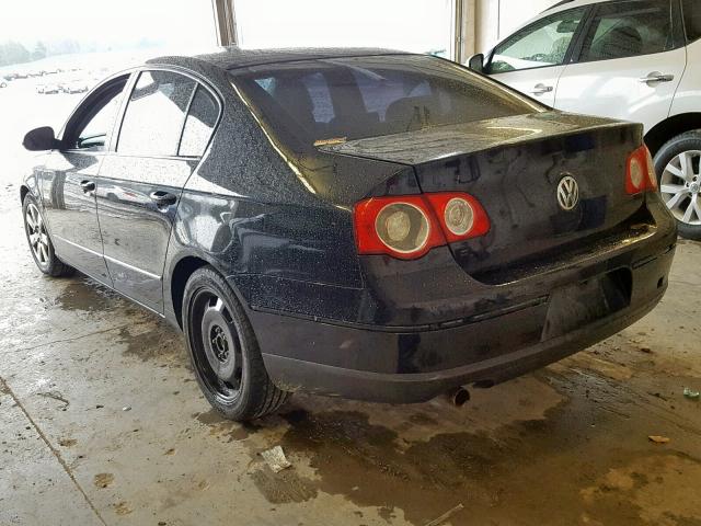 WVWUK73C77E194548 - 2007 VOLKSWAGEN PASSAT BLACK photo 3