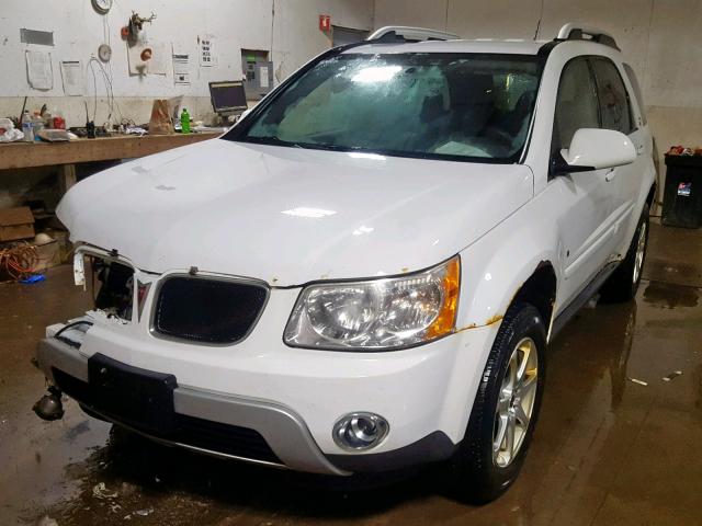 2CKDL43F386309893 - 2008 PONTIAC TORRENT WHITE photo 2