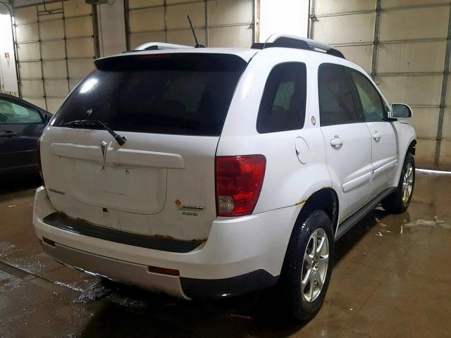 2CKDL43F386309893 - 2008 PONTIAC TORRENT WHITE photo 4