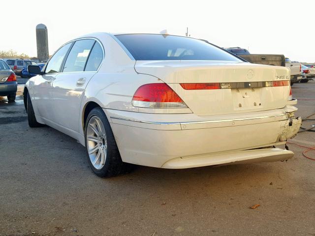 WBAGN63423DR09658 - 2003 BMW 745 LI WHITE photo 3