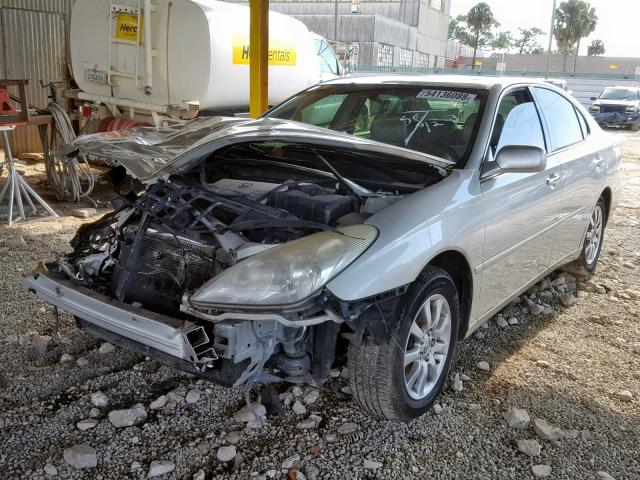 JTHBF30G836011883 - 2003 LEXUS ES 300 SILVER photo 2