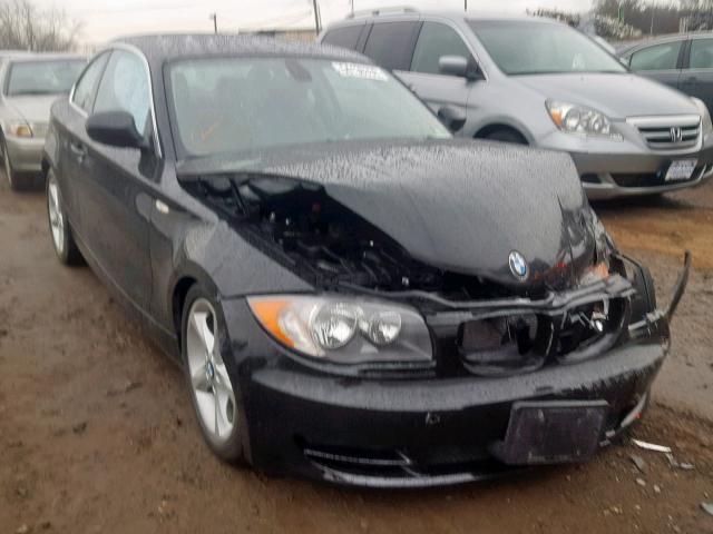 WBAUP9C57BVF46468 - 2011 BMW 128 I BLACK photo 1