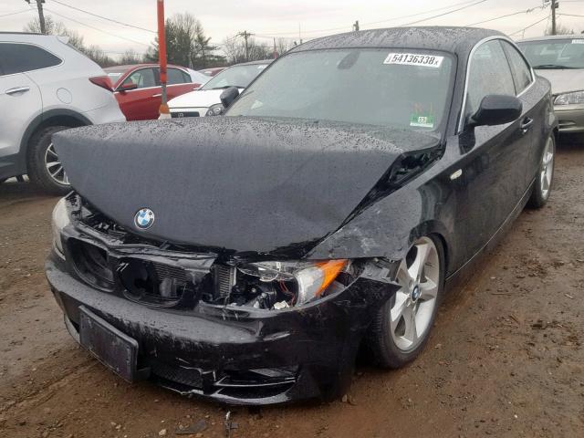 WBAUP9C57BVF46468 - 2011 BMW 128 I BLACK photo 2