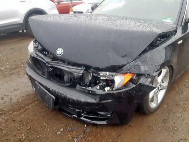 WBAUP9C57BVF46468 - 2011 BMW 128 I BLACK photo 9