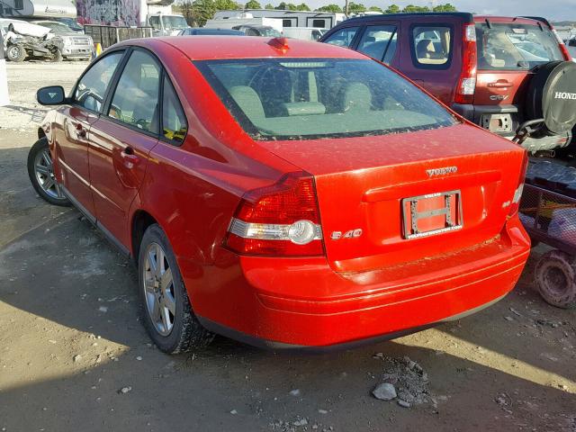 YV1MS382372311594 - 2007 VOLVO S40 2.4I RED photo 3