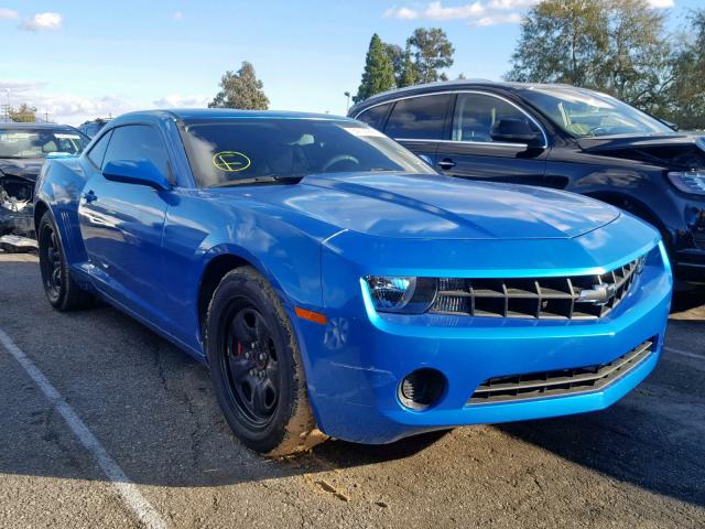 2G1FA1EV2A9204266 - 2010 CHEVROLET CAMARO LS BLUE photo 1