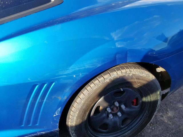 2G1FA1EV2A9204266 - 2010 CHEVROLET CAMARO LS BLUE photo 9